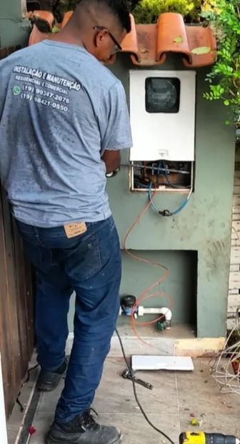 Instalação de equipamento